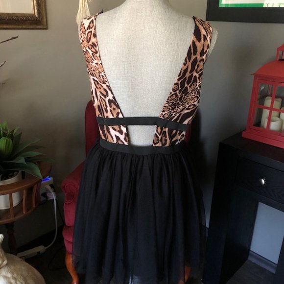 Seduction Leopard Ballet Dress Large - Picture 4 of 5